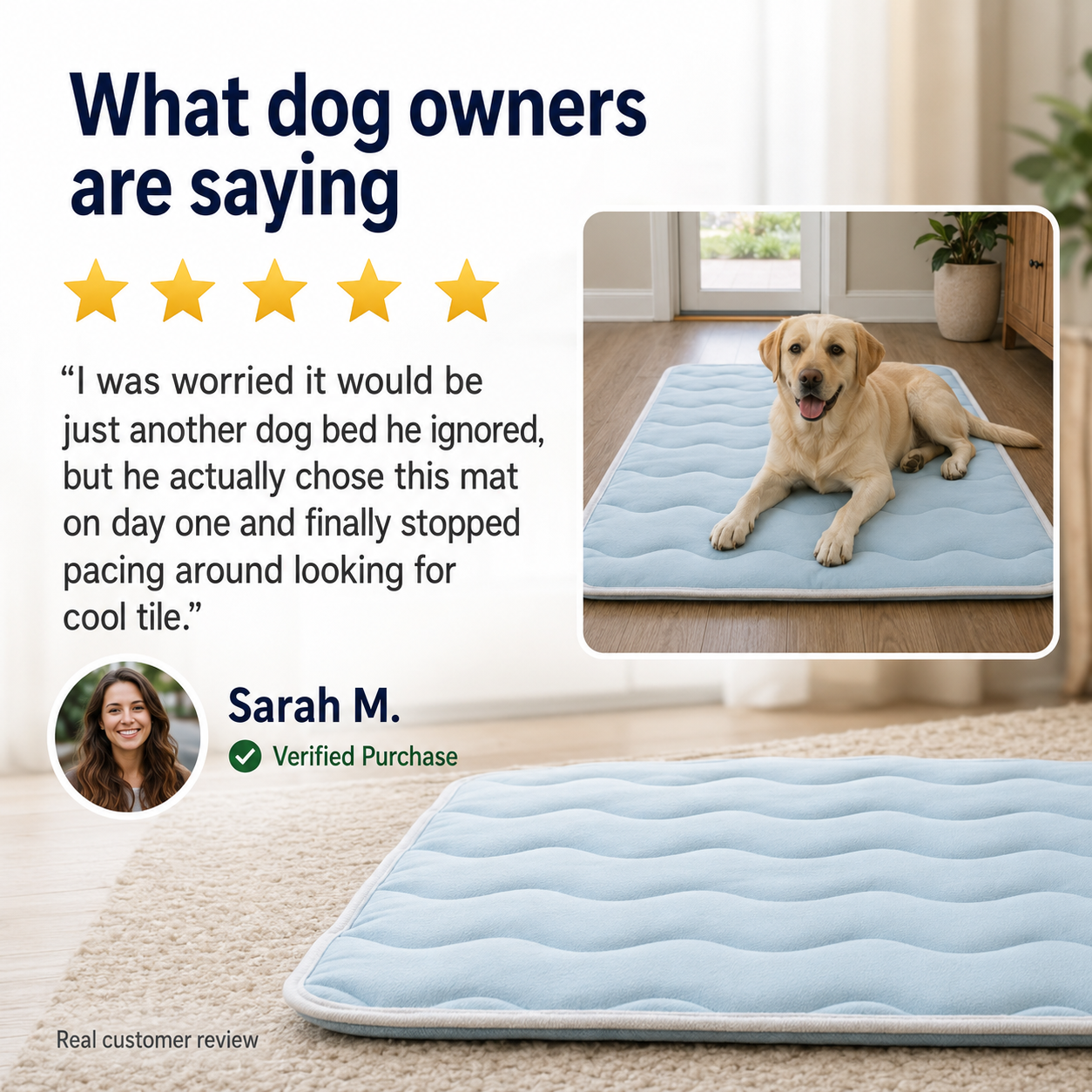 Protect Your Dog From Heat Stress And Restless Nights With The Reliva™ Cooling Comfort Mat
