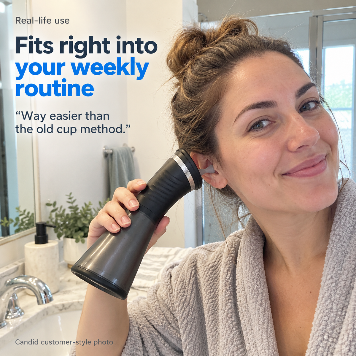 Reliva™ Professional Ear Cleaner – 4 Pressure Modes, 3 Nozzles