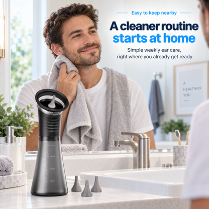 Reliva™ Professional Ear Cleaner – 4 Pressure Modes, 3 Nozzles