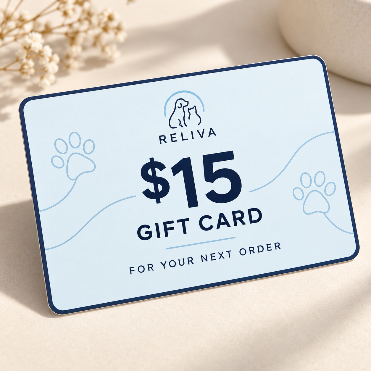 $15 RELIVA gift card